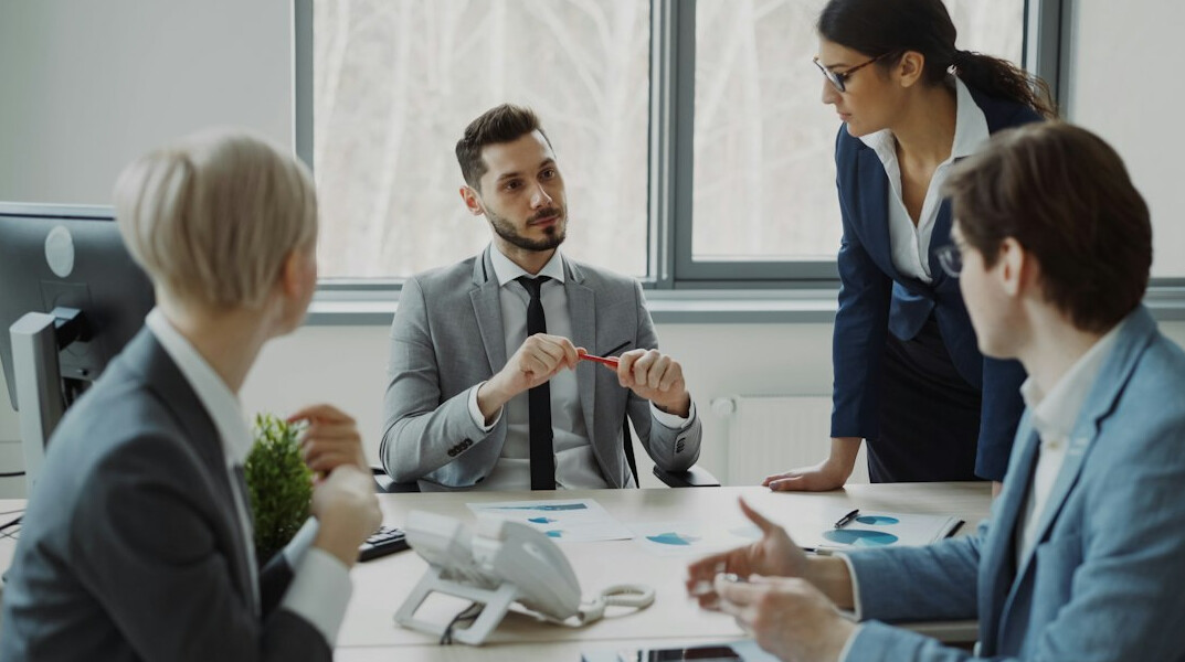woman reviewing professional skills report